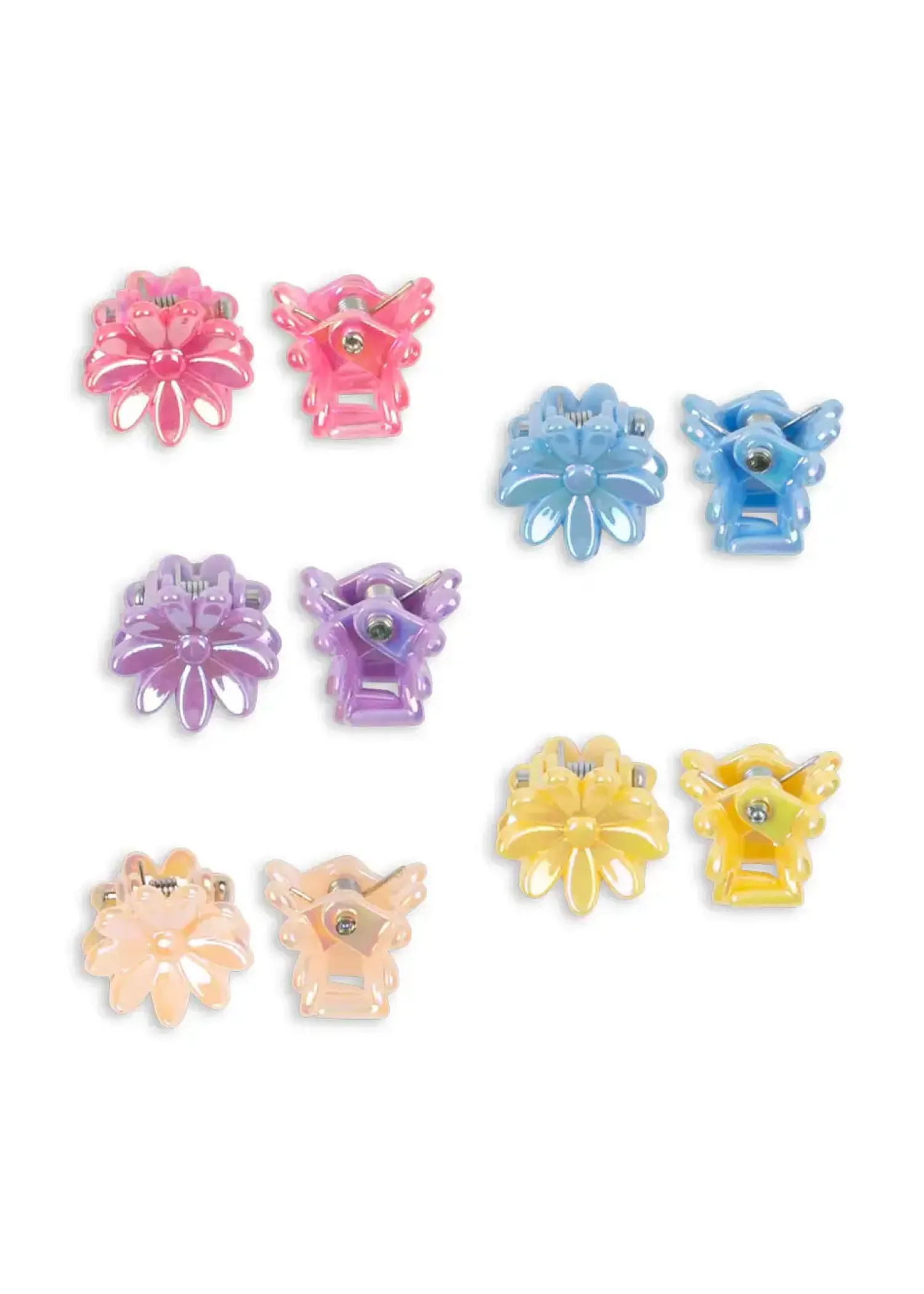 Akcesoria Do Włosów | Konges slojd Klamerki do włosów Mini Flower, 10 szt. - multi