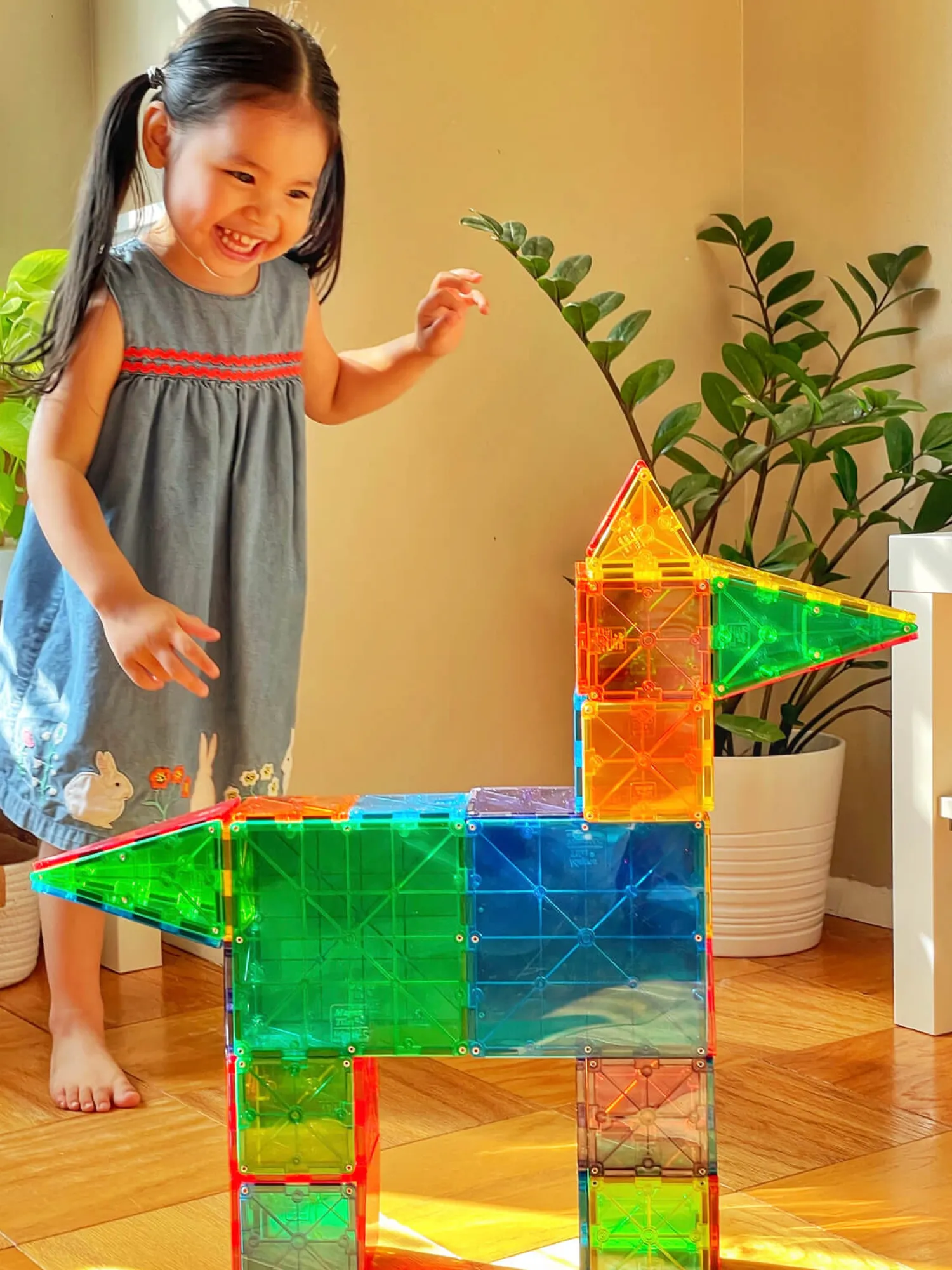 3 Lata +|4 Lata + | Magna-Tiles Klocki Magnetyczne Classic 100 el.