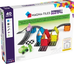 3 Lata +|4 Lata + | Magna-Tiles Klocki Magnetyczne Downhill Duo 40 el.