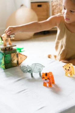 3 Lata +|4 Lata + | Magna-Tiles Klocki Magnetyczne Jungle Animals 25 el.