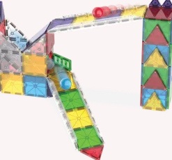 3 Lata +|4 Lata + | Magna-Tiles Klocki magnetyczne Rail Racers XL 90 el.
