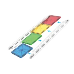 6 Lat+|3 Lata + | Magna-Tiles Klocki Magnetyczne Rail Racers Rail Pack