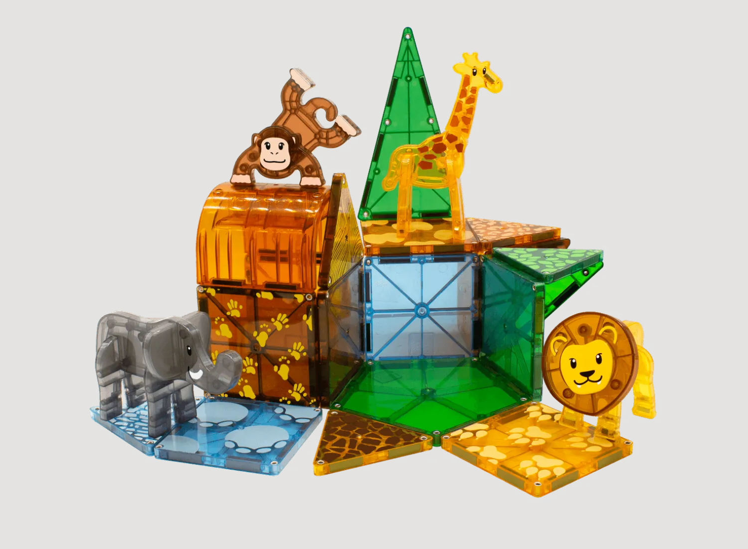 Magnetyczne|Klocki | Magna-Tiles Klocki Magnetyczne Safari Animals 25 el.
