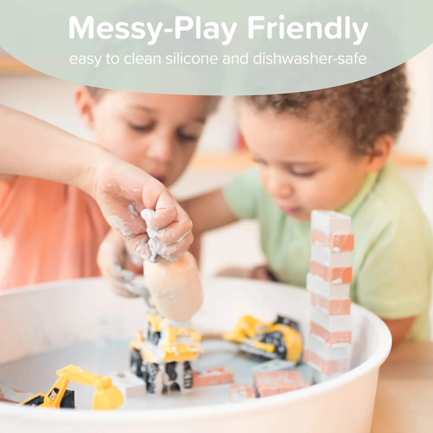 Aktywizujące|3 Lata + | Inspire My Play Klocki silikonowe do zabaw sensorycznych mini - cegły