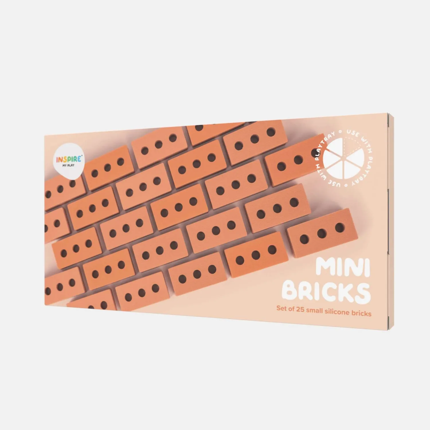 Aktywizujące|3 Lata + | Inspire My Play Klocki silikonowe do zabaw sensorycznych mini - cegły