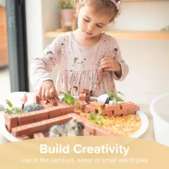 Aktywizujące|3 Lata + | Inspire My Play Klocki silikonowe do zabaw sensorycznych mini - cegły