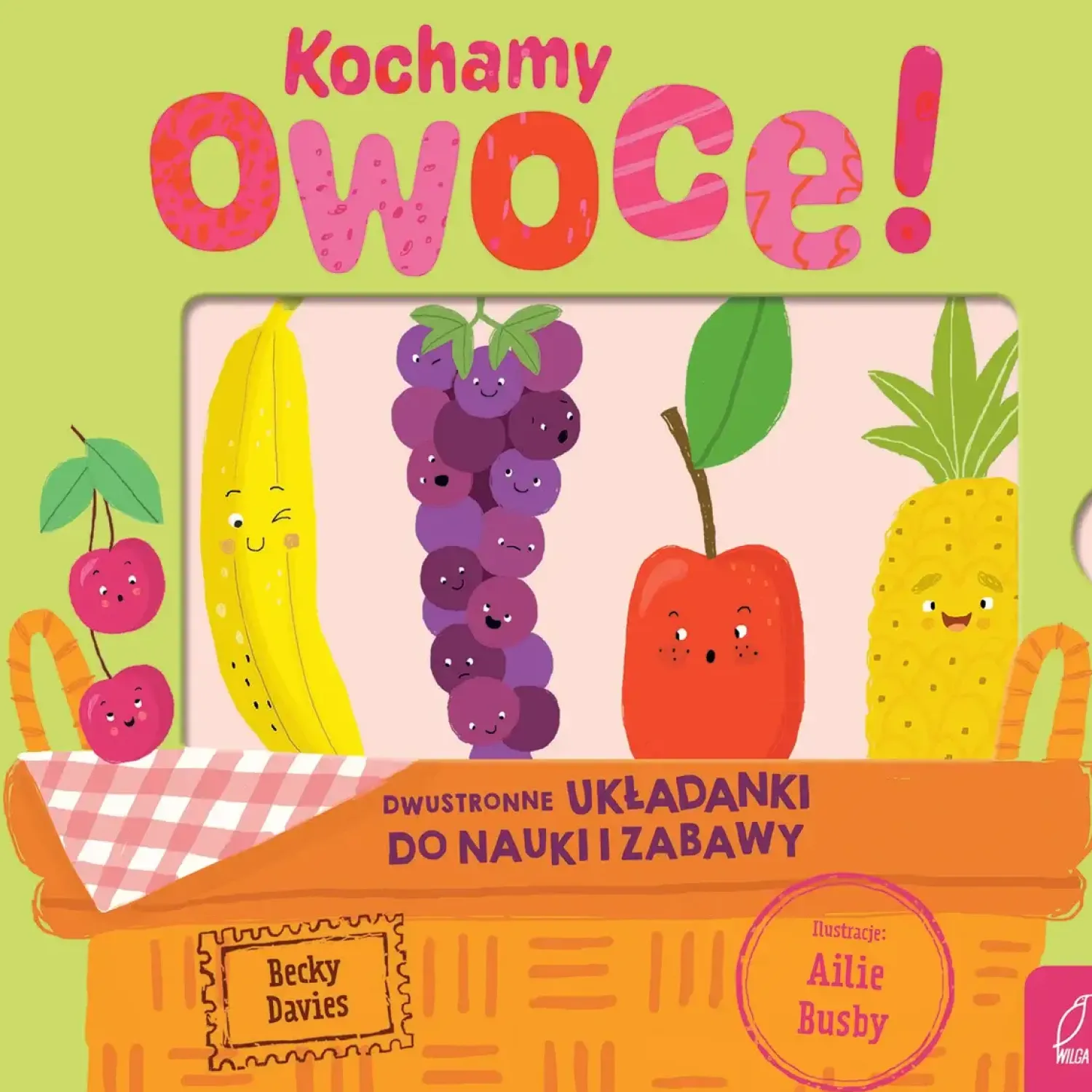 Ruchome Elementy|0-2 Lat | Wydawnictwo Wilga Kochamy owoce