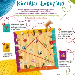 Gry Planszowe|6 Lat+ | Wydawnictwo Nasza Księgarnia Kociaki łobuziaki - Gra planszowa