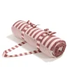 Przydatne Akcesoria | La Millou Koc piknikowy z kieszonką, mata do zabawy XXL 180x190 - STRIPES PINK