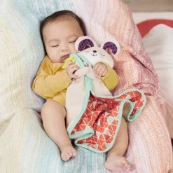 Kocyki Doudou|Kocyki Doudou | B.Toys Kocyk-przytulanka dla niemowląt – KRÓLICZEK