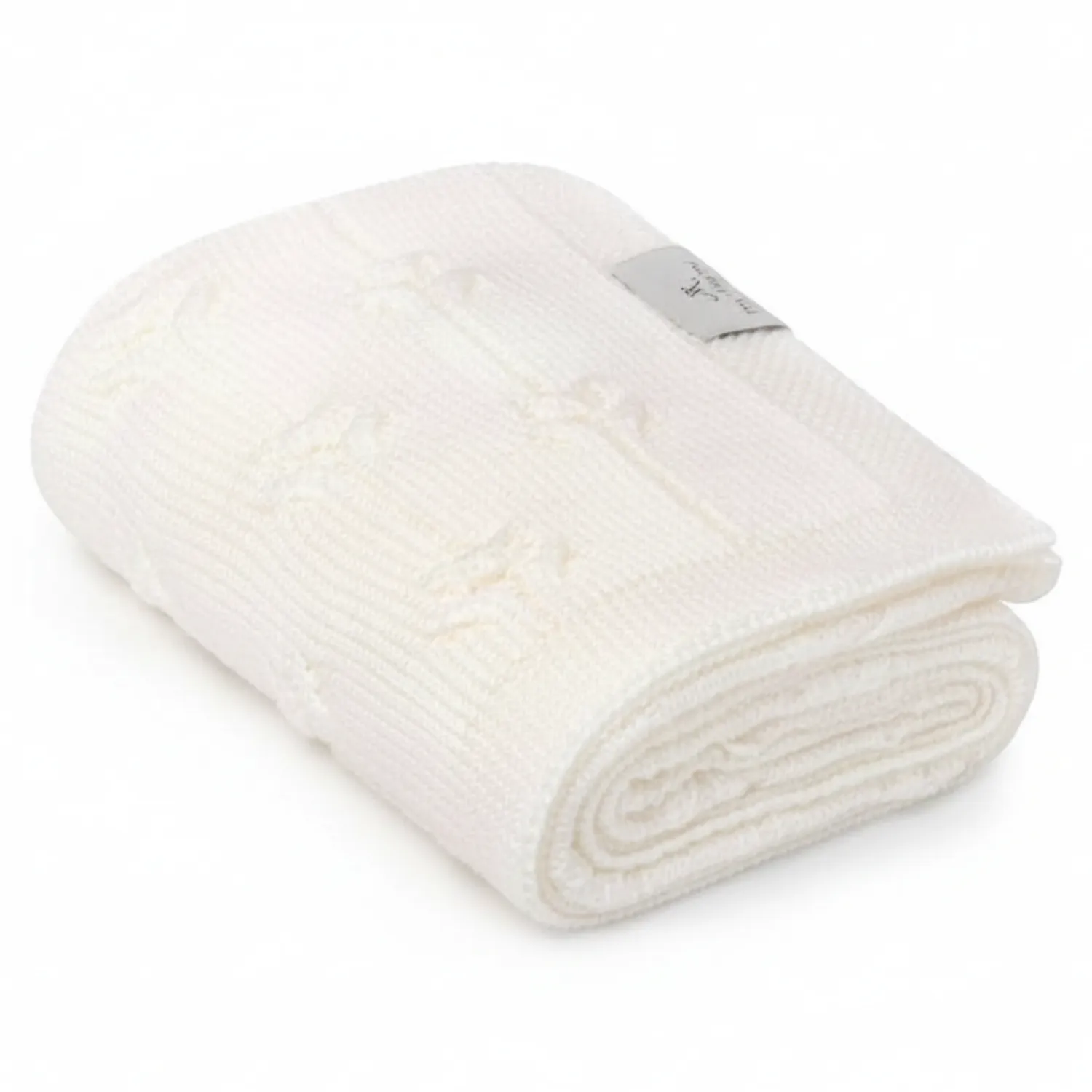 Kocyki|Kocyki | My Memi Kocyk ze 100% wełny merino cream Floral - premium collection