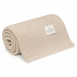 Kocyki|Kocyki | My Memi Kocyk ze 100% wełny merino warm beige - premium collection