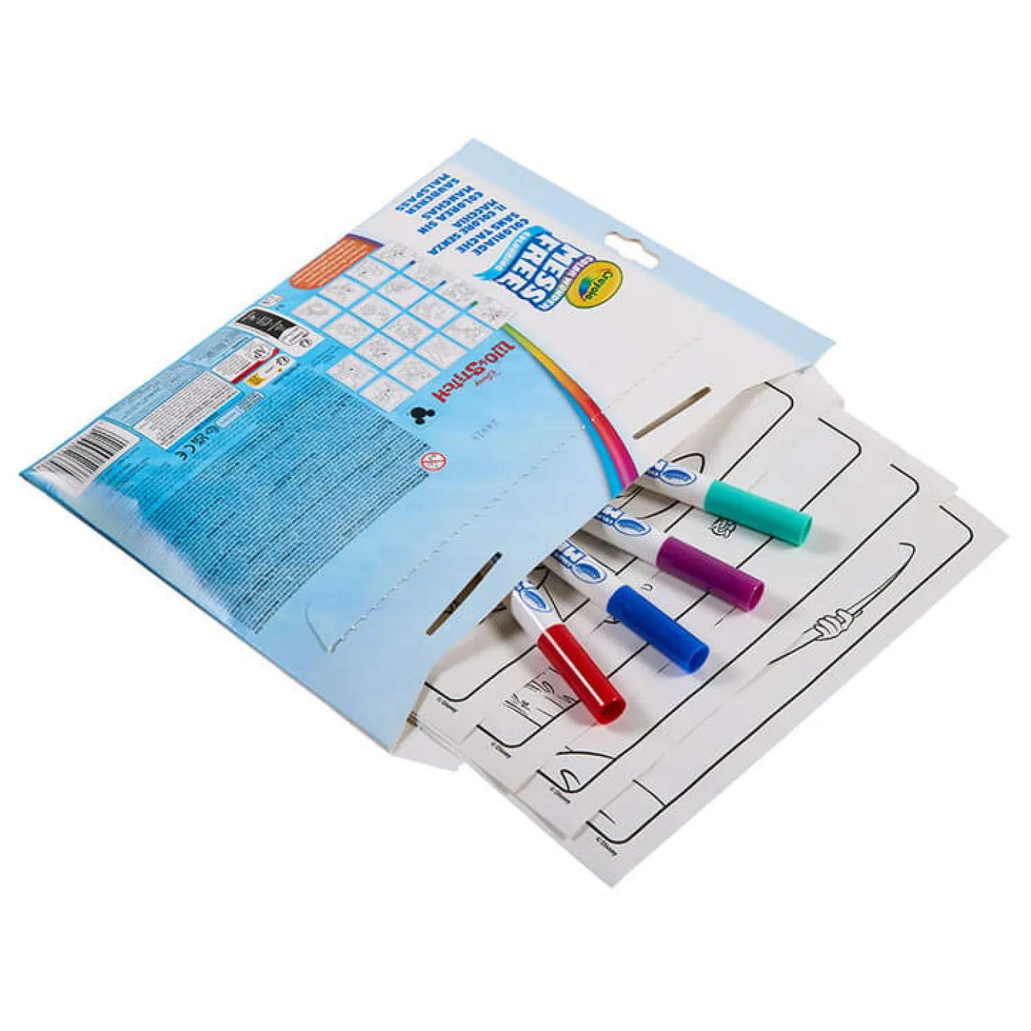 Kolorowanki | Crayola Kolorowanka dla dzieci i 4 niebrudzące magiczne flamastry Color Wonder Mess Free Lilo i Stitch 3+