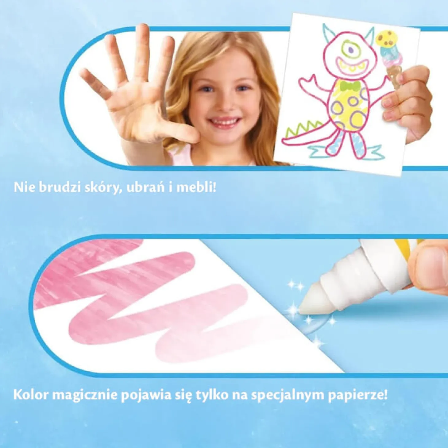 Kolorowanka dla dzieci i 4 niebrudzące magiczne flamastry Color Wonder Mess Free Toy Story 3+