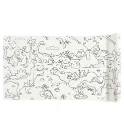 Kolorowanka w rolce samoprzylepna - Dinozaury