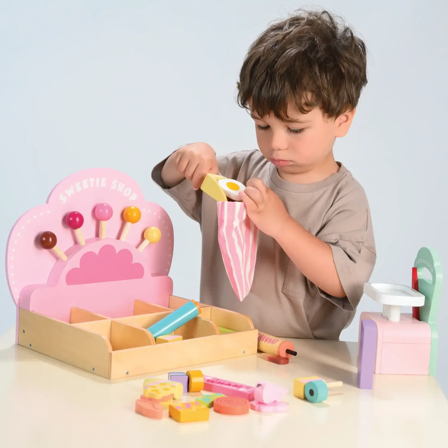 Drewniane|Odgrywanie Ról | Tender Leaf Toys Kolorowy Sklepik, Sweetie Pic'n'Mix