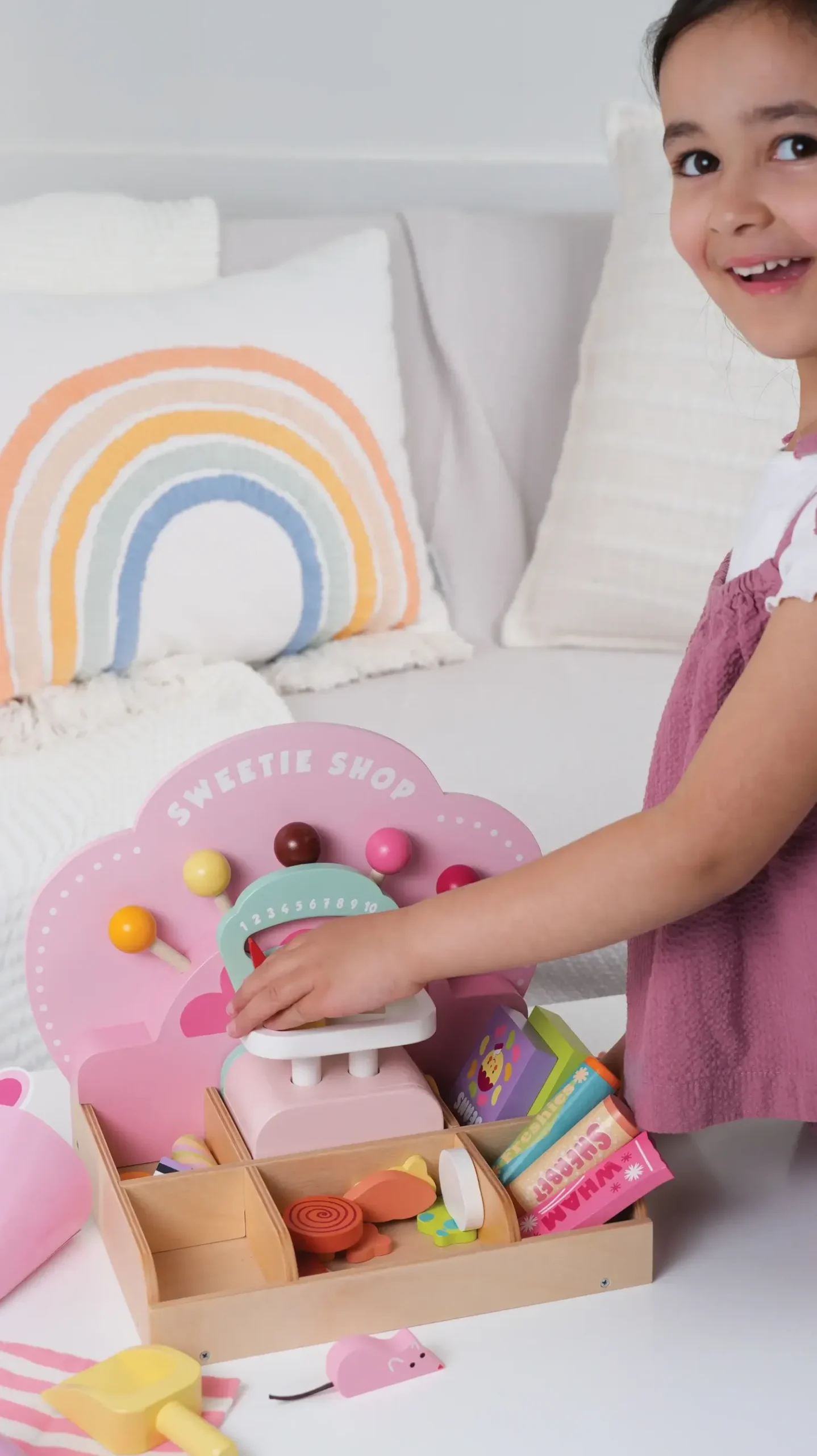 Drewniane|Odgrywanie Ról | Tender Leaf Toys Kolorowy Sklepik, Sweetie Pic'n'Mix