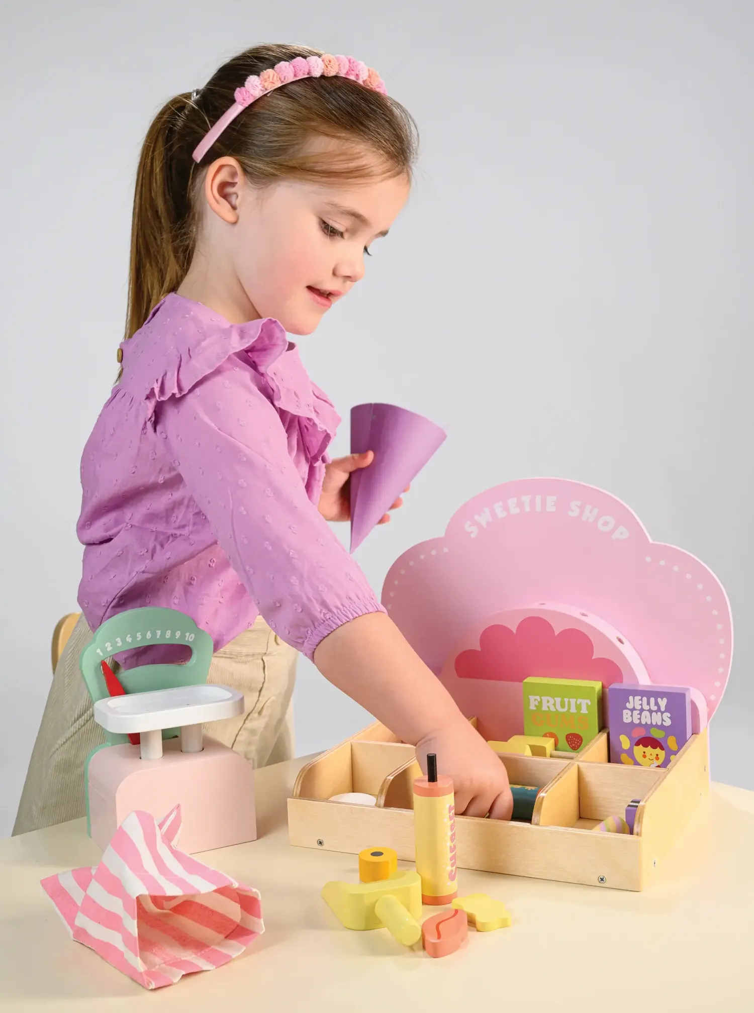 Drewniane|Odgrywanie Ról | Tender Leaf Toys Kolorowy Sklepik, Sweetie Pic'n'Mix