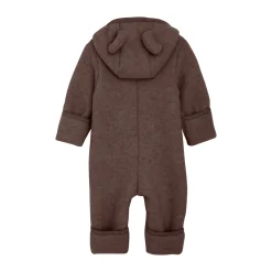 Kombinezony|Ubranka Dziecięce | HUTTEliHUT Kombinezon 100% wełny merino - Brown Melange
