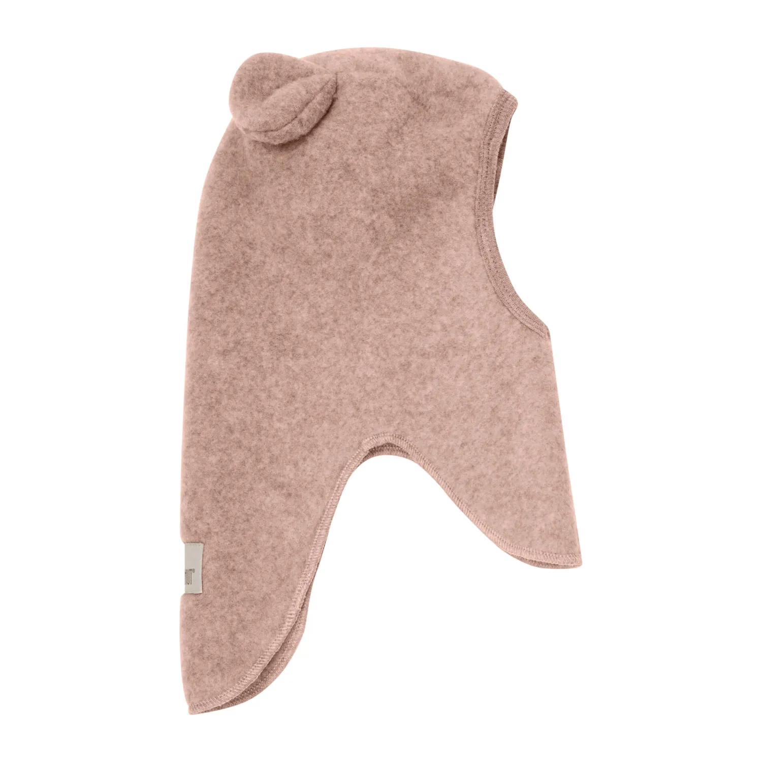 Na Główkę|Kominy, Chustki, Apaszki | HUTTEliHUT Kominiarka 100% wełny merino z uszkami misia - Mahogany Rose, 4-6Y