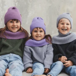 Kominy, Chustki, Apaszki | Patulove Komin z golfem merino WINTER GREY