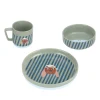 Komplet naczyń z porcelany Tiny Team Piesek