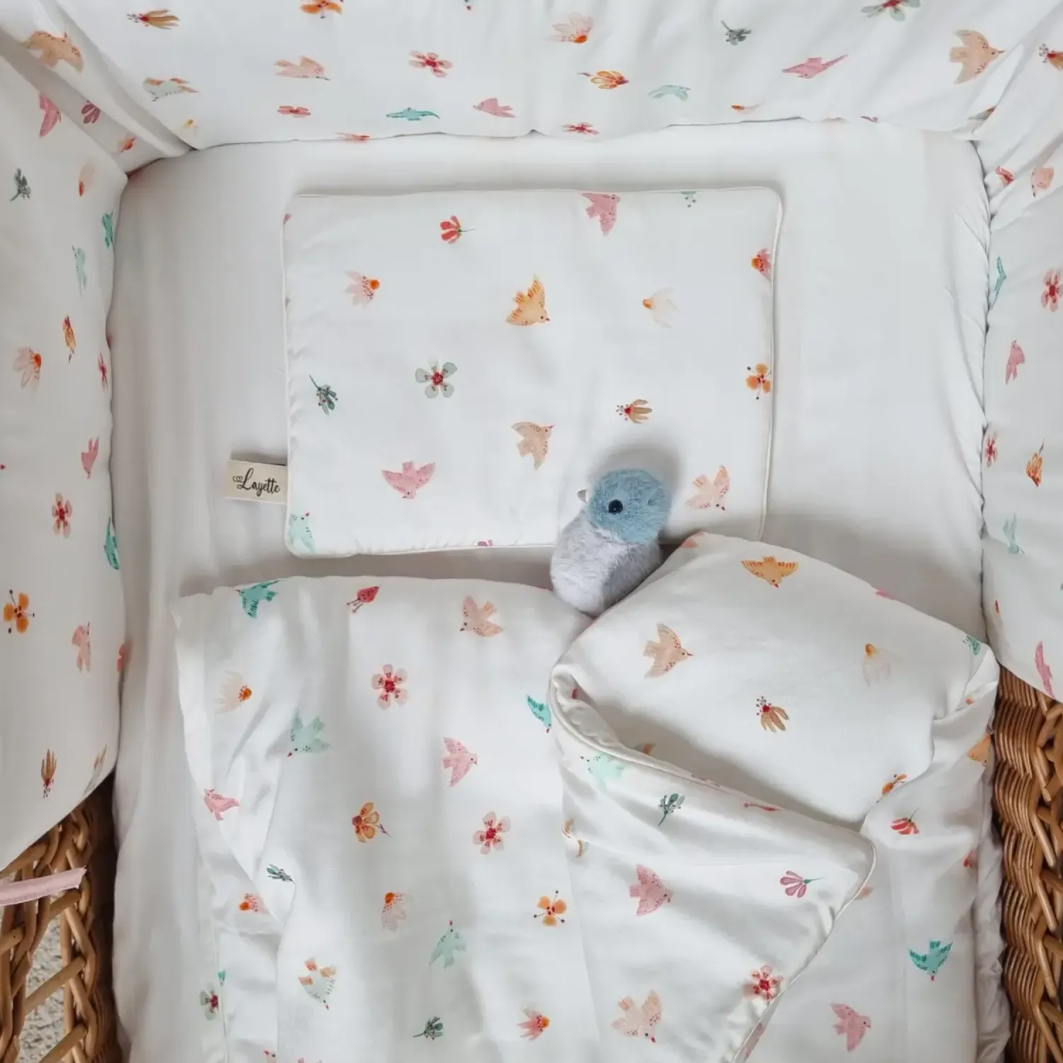 Pościel Z Wypełnieniem|Pościel Z Wypełnieniem | Layette Komplet pościeli z wypełnieniem BIRDS