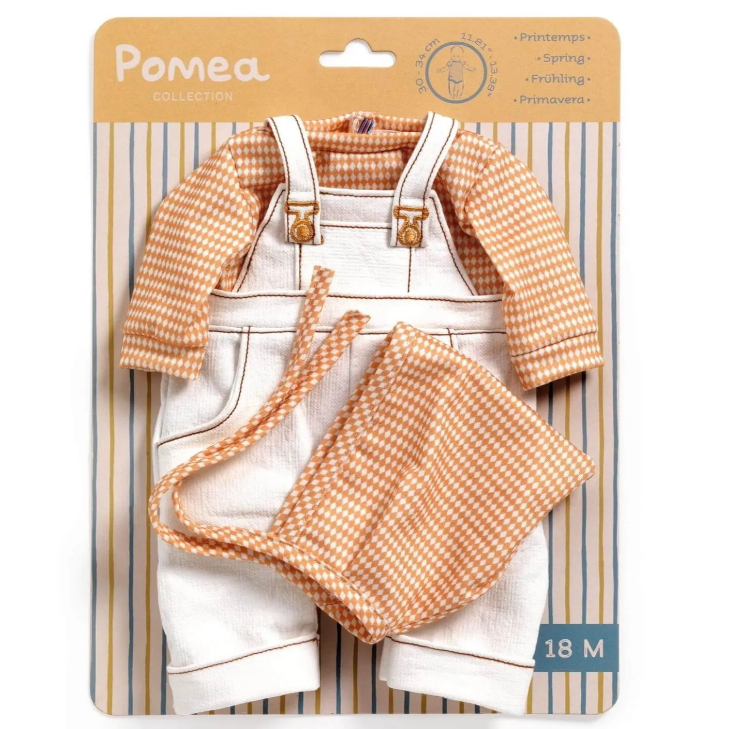 6 Lat+|3 Lata + | Djeco Komplet ubrań 3-częściowy KOLEKCJA POMEA