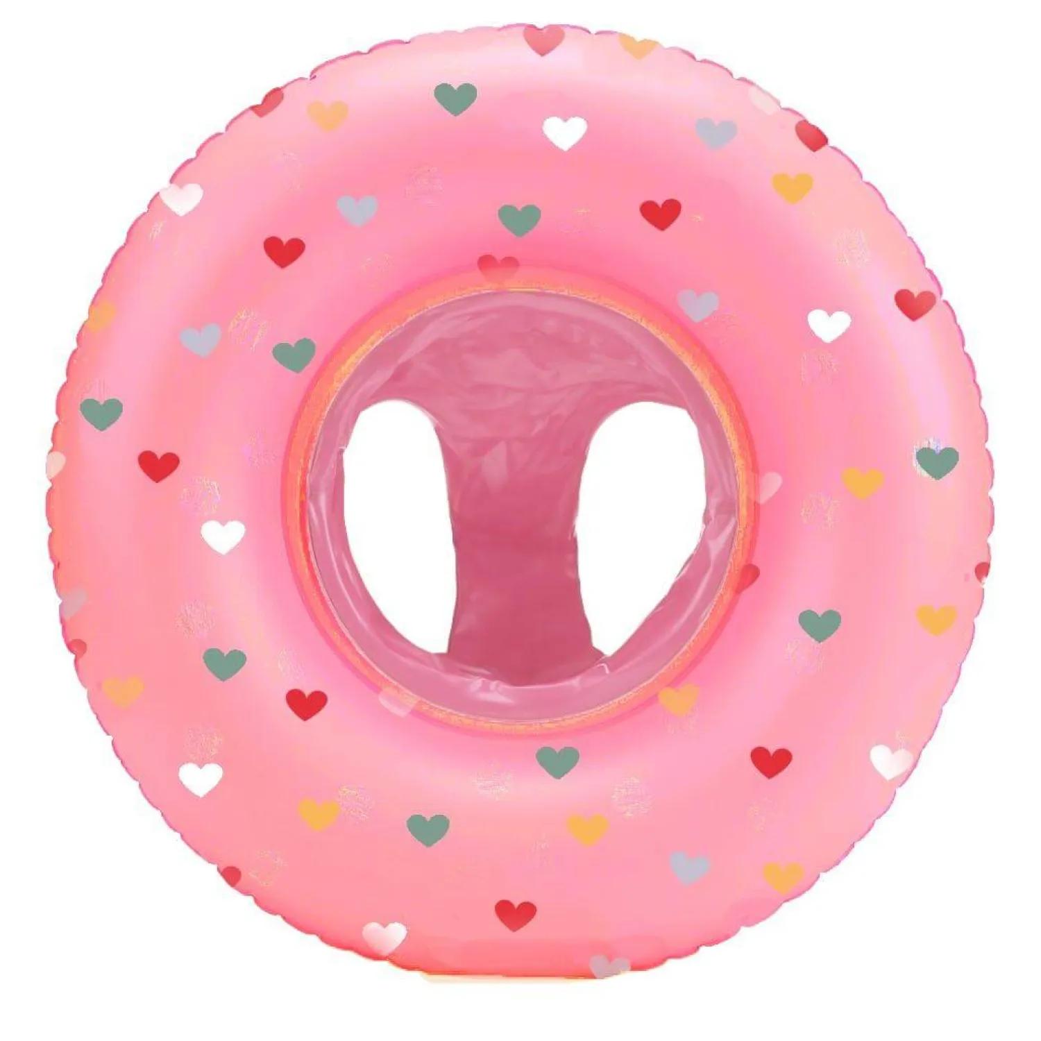 12M+|3 Lata + | Vanilla Copenhagen Koło do pływania Baby Rosy Hearts