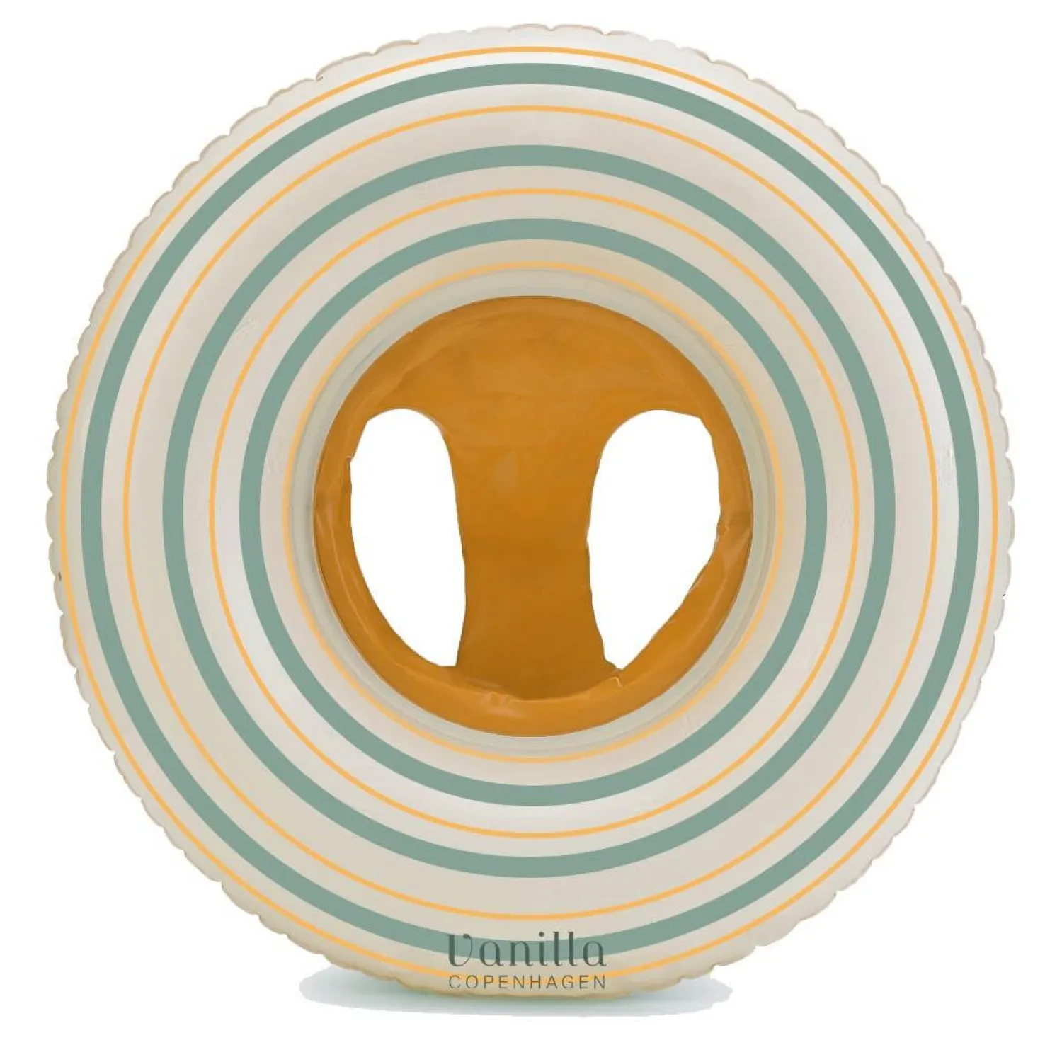 12M+|3 Lata + | Vanilla Copenhagen Koło do pływania Baby Striped Amber