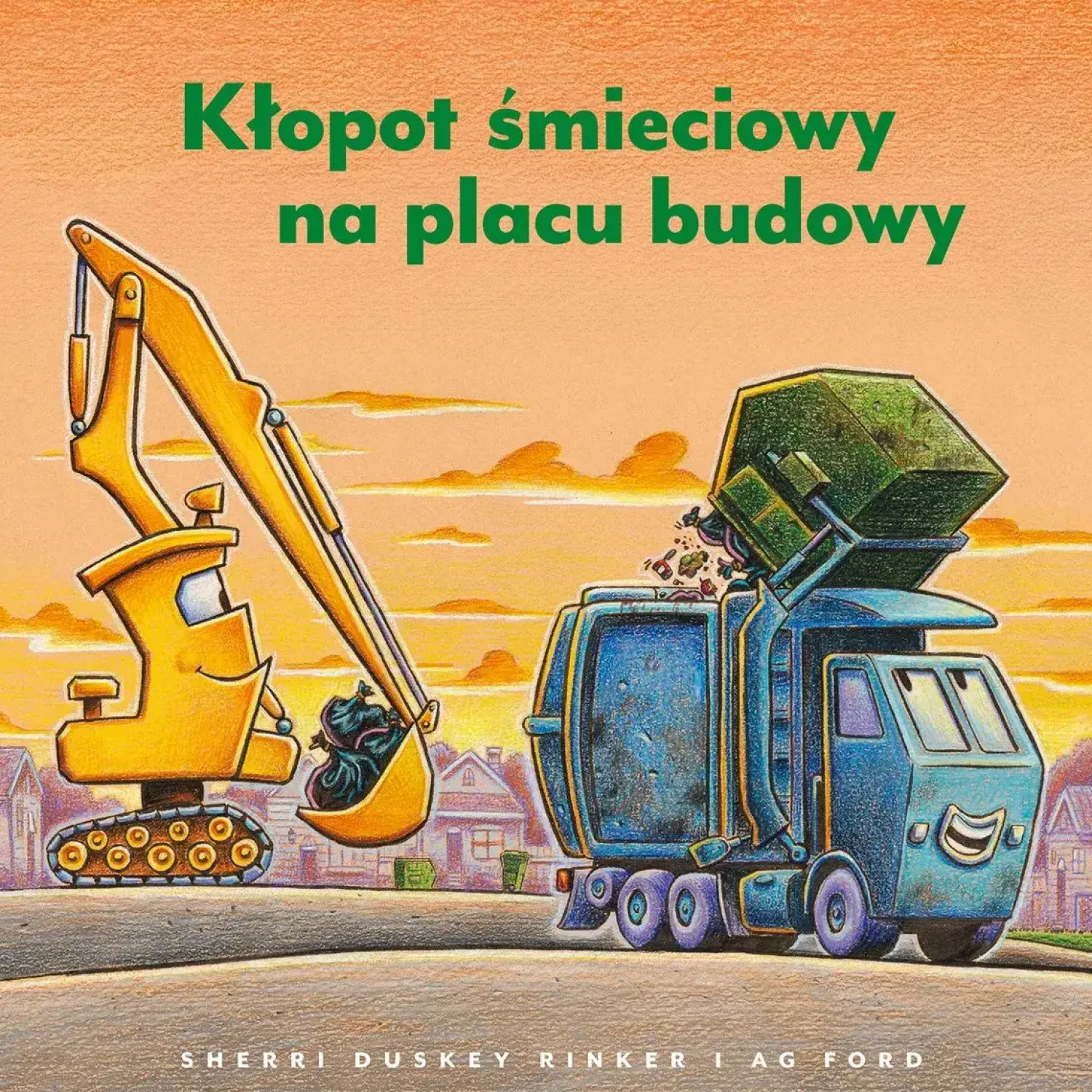 2-5 Lat|0-2 Lat | Wydawnictwo Nasza Księgarnia Kłopot śmieciowy na placu budowy