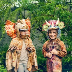 Kostiumy I Akcesoria|6 Lat+ | Souza! Kostium peleryna z kapturem - maską dinozaur Dilofozaur 4-7 lat