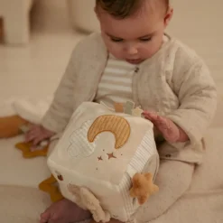 12M+|Sensoryczne | Little Dutch Kostka aktywizująca Newborn Naturals