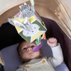 12M+|Aktywizujące | Taf Toys Kostka sensoryczna - Urban Garden