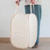 Porządek W Domu|Kosze I Pojemniki | 3 Sprouts Kosz na pranie i zabawki Pop-up Terrazzo Beige