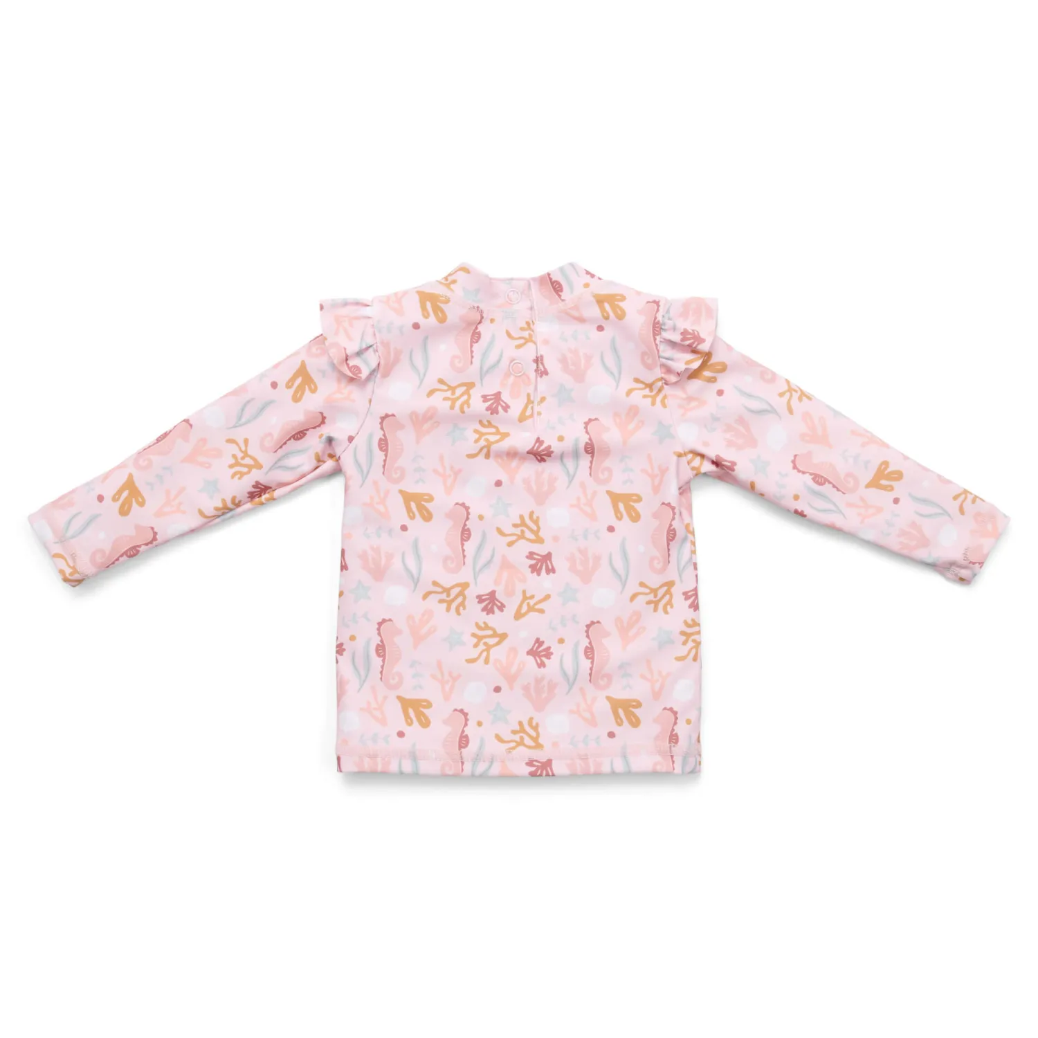 Stroje Kąpielowe|Stroje Kąpielowe | Little Dutch Koszulka do kąpieli z długim rękawem Ocean Dreams Pink