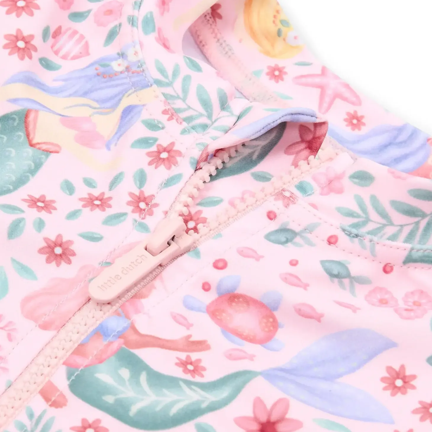 Koszulka kąpielowa z długim rękawem i spodenkami UPF 40 - Dreamy Mermaid
