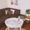 Kosze Mojżesza I Kołyski|Kosze Mojżesza I Kołyski | AhojBaby KOŁYSKA do kosza Mojżesza ROCKINGBABY - Biała