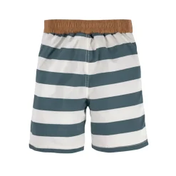 Kąpielówki - Stripes, milky - blue