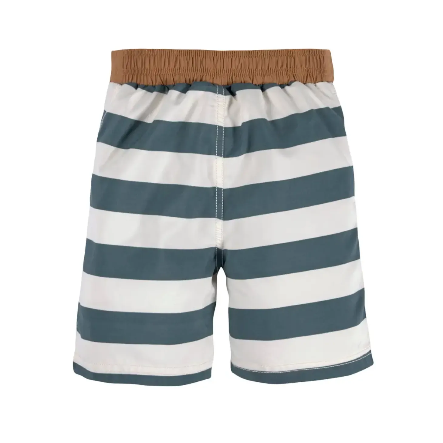 Kąpielówki - Stripes, milky - blue