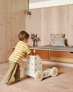 12M+|3 Lata + | MODU Kreatywne klocki rozwijające motorykę dużą, Dreamer kit 12 in 1 - Sand Grey, Honey Yellow