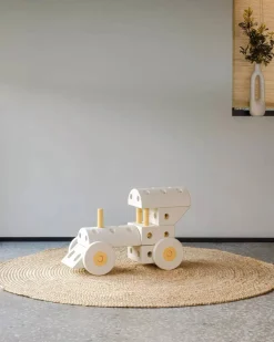 12M+|3 Lata + | MODU Kreatywne klocki rozwijające motorykę dużą, Dreamer kit 12 in 1 - Sand Grey, Honey Yellow