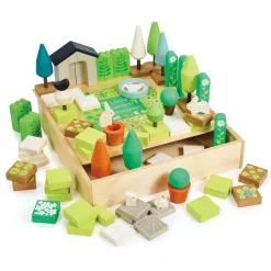 4 Lata +|Drewniane | Tender Leaf Toys Kreatywny zestaw z drewnianymi elementami - Ogród