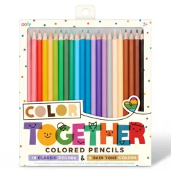 6 Lat+|3 Lata + | Ooly Kredki Ołówkowe, Klasyczne Kolory i Odcienie Karnacji - Color Together