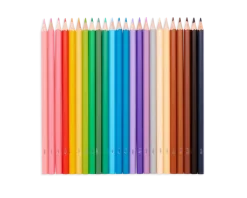 6 Lat+|3 Lata + | Ooly Kredki Ołówkowe, Klasyczne Kolory i Odcienie Karnacji - Color Together