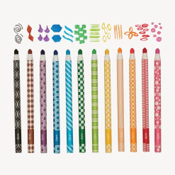 Kredki świecowe obierane Color Appeel, 12 szt.