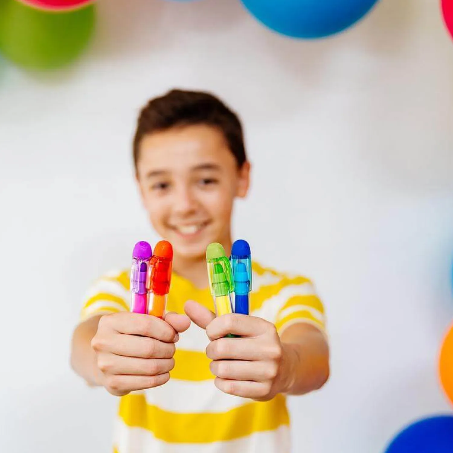 7 Lat+|8 Lat+ | Ooly Kredki z przekładanym wkładem Presto Jumbo, 4 szt.