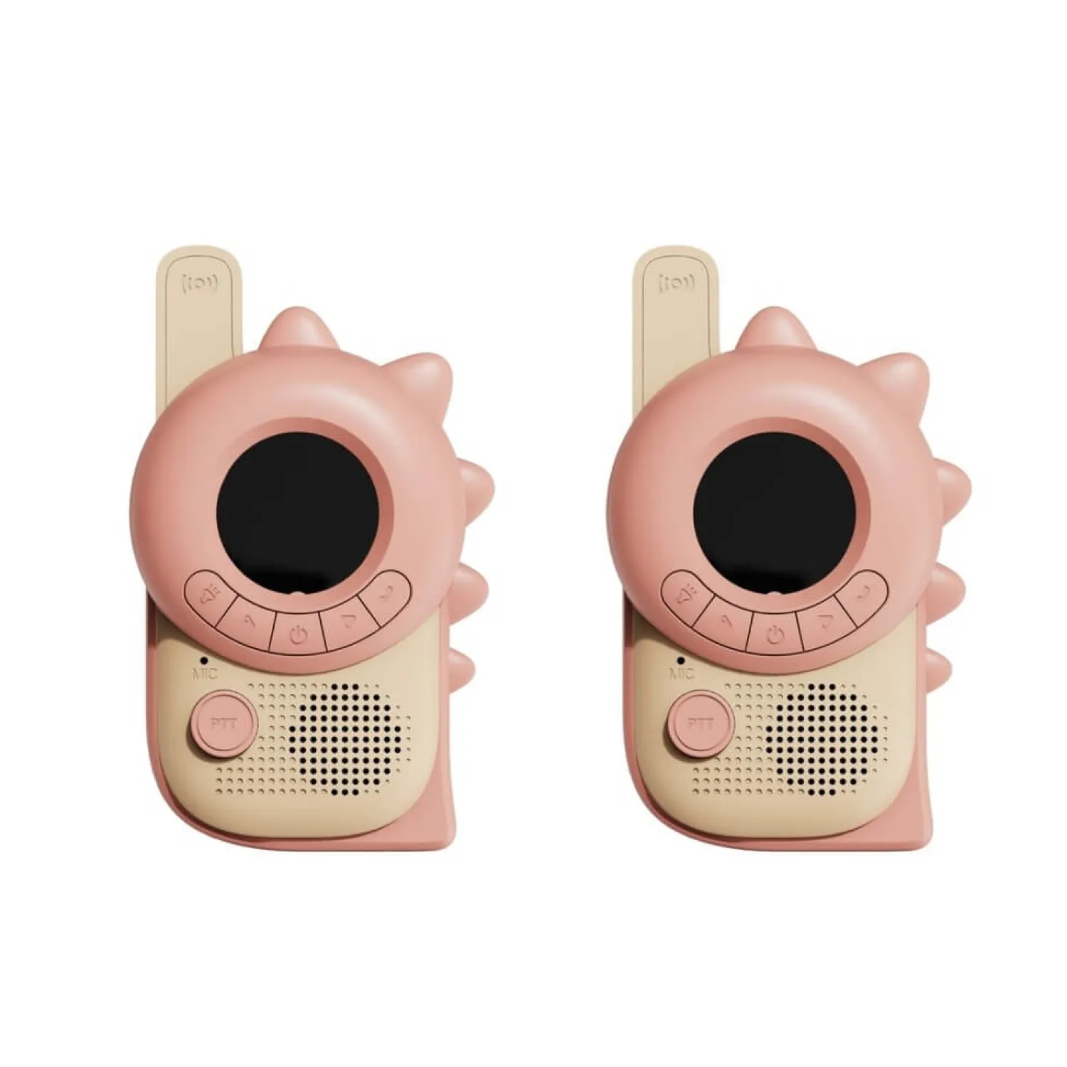 Idealne W Podróży|7 Lat+ | The Zoofamily Krótkofalówki dla dzieci Zoo Walkie Talkie - Dino Pink, Dino Pink