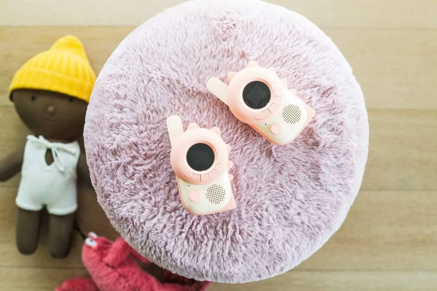 Idealne W Podróży|7 Lat+ | The Zoofamily Krótkofalówki dla dzieci Zoo Walkie Talkie - Dino Pink, Dino Pink