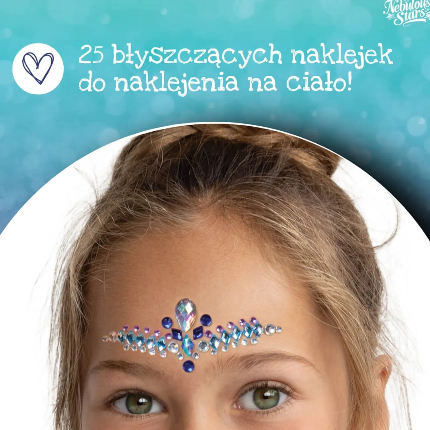 8 Lat+|Tatuaże | Nebulous Stars Kryształowe tatuaże samoprzylepne